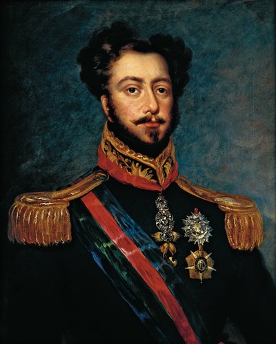 Portret van Dom Pedro, hertog van Bragança door John Simpson